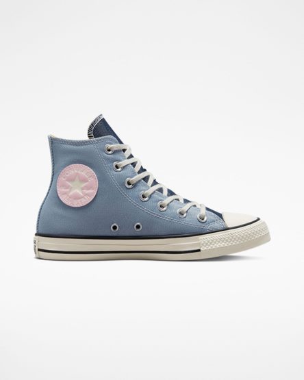 Zapatillas Altas Converse Chuck Taylor All Star Denim Mujer Azul Marino | PE L0E542